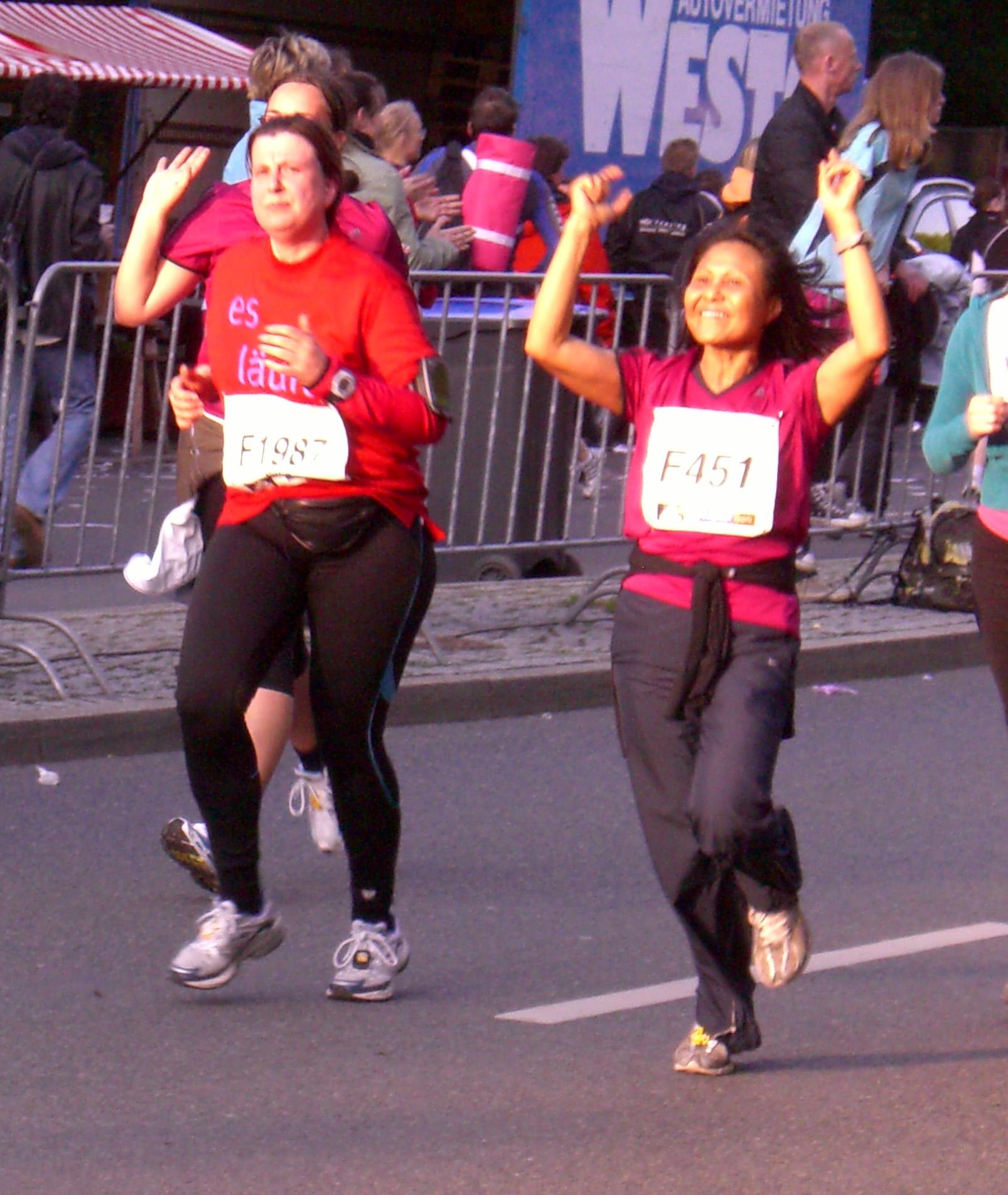 Avonlauf kurz vor dem Ziel